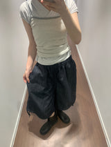 Selvage culottes denim pants (1color)