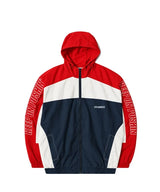 MFレトロ フーデッド トラックジャケット (Red/Ivory/Navy)
