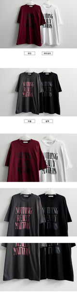 ナッテオーバーサイズフィットショートスリーブTシャツ