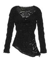  CROCHET RIBBON KNIT