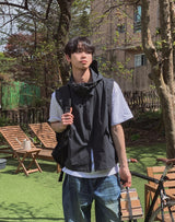 Lowell String Hooded Vest
