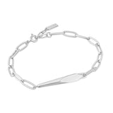 Geometric Chunky Chain 925 Silver +Rhodium Plating Bracelet B053-03H