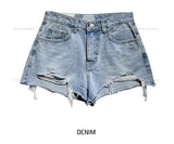 Dear Damage Denim Shorts