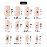 MUZMAK Reusable Glam Design Nail Tip Tiara(Square)