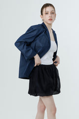 ツイルフェイデッドシャツ_DARK BLUE