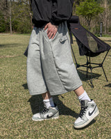 イージーサイドスナップバミューダスウェットパンツ