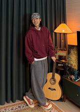 Semi-cropped hoodie 5COLOR