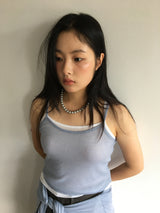 Black pearl necklace (1color)