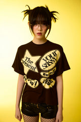 ロールアップピンタックTシャツ