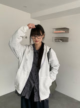 [unisex] Okia Two-Way Hood Zip-Up