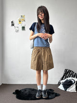 Stro Check Pocket Bermuda Shorts 3color