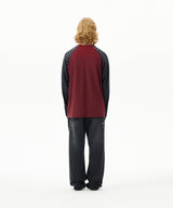 ROCK STAR RAGLAN STRIPE LS TEE