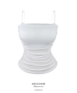 Airy Cooling Shirring Camisole (2color)