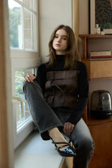 IRIS TOP / BROWN