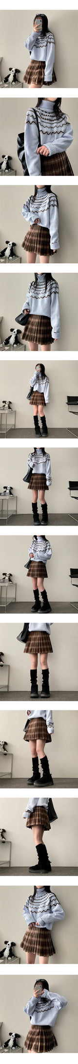 Nef Nordic turtleneck knitwear