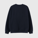 UNISEX DARLING 刺繍入りスウェットトレーナー [NAVY]