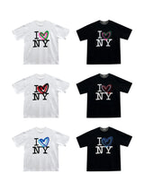 Love NY printing half sleeve 2C
