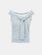 Lema Layered Tie T-shirt