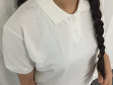 Kiko lace pk shirt (2color)