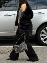 [Unisex] Fur 2way hood zip up(4color)