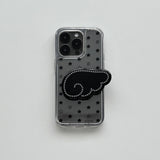 [jelly hard] swirl star case - black