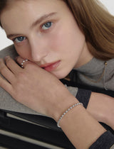 26SS★ [Premium Plating] Ice Cushion Cuff Bangle