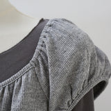 Lovely Contrast Shirring Point T-shirt 233103665