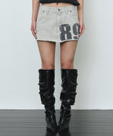89 short skirt (beige)