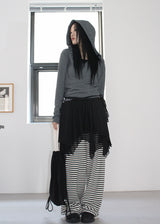 TERRY STRIPE PANTS