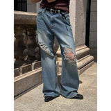 [Unisex] ティンウォッシングブーツカットデニムパンツ