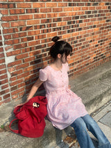 [made by fling] ピクニックフラワーミニワンピース