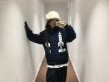 ハブルハイネックニットジップアップ (2 Colors)
