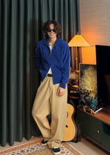 Curved Cotton Pants 5COLOR
