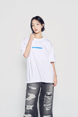 24FW コネクトロゴベーシック半袖Tシャツ ホワイト