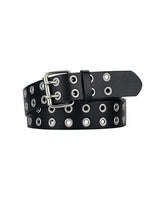 Two Buckle Punching Leather Belt