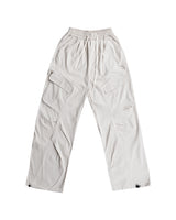 Metal Cotton Cargo Pants Beige