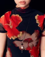 美愛桃源 chrysanthemum (菊花) necklace