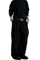 Draped Pleated Trousers
