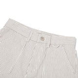 チェリーストライプデニムショートパンツ [LIGHT GRAY]