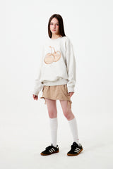 BIG CHERRY SWEATSHIRT - OATMEAL