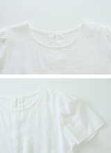#BY ラウンドレイヤード半袖ブラウス (2color)