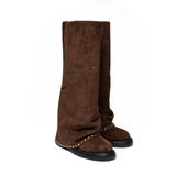 Rivet long Boots - 2Color