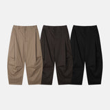 Ranne stripe pintuck curved pants