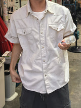 Shoden Washed ウエスタン半袖シャツ