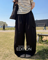[MADE] Mel curved banding wide pants