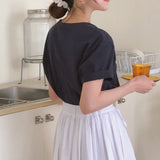 Jelly Ribbon Embroidered T-Shirt