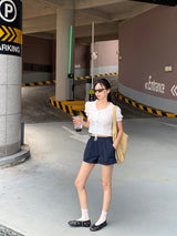 [MADE] Rollton Nylon Lace Banded Waist Short Pants