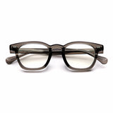 Horn-Trimmed Transparent Glasses Y.LAB 01 C02