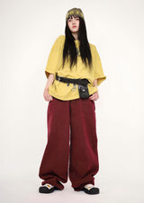 (UNISEX)ナーディーオーバーサイズチェックシャツ