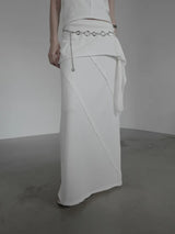 Lucent Layered Long Skirt